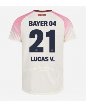 Bayer Leverkusen Lucas Vazquez #21 Maglia Gara Trasferta Repliche 2025-26 Maniche Corte